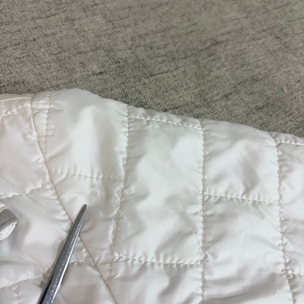 Patagonia Nano Puff Jacket Women XS White Quilted Full Zip Insulated - Picture 5 of 10